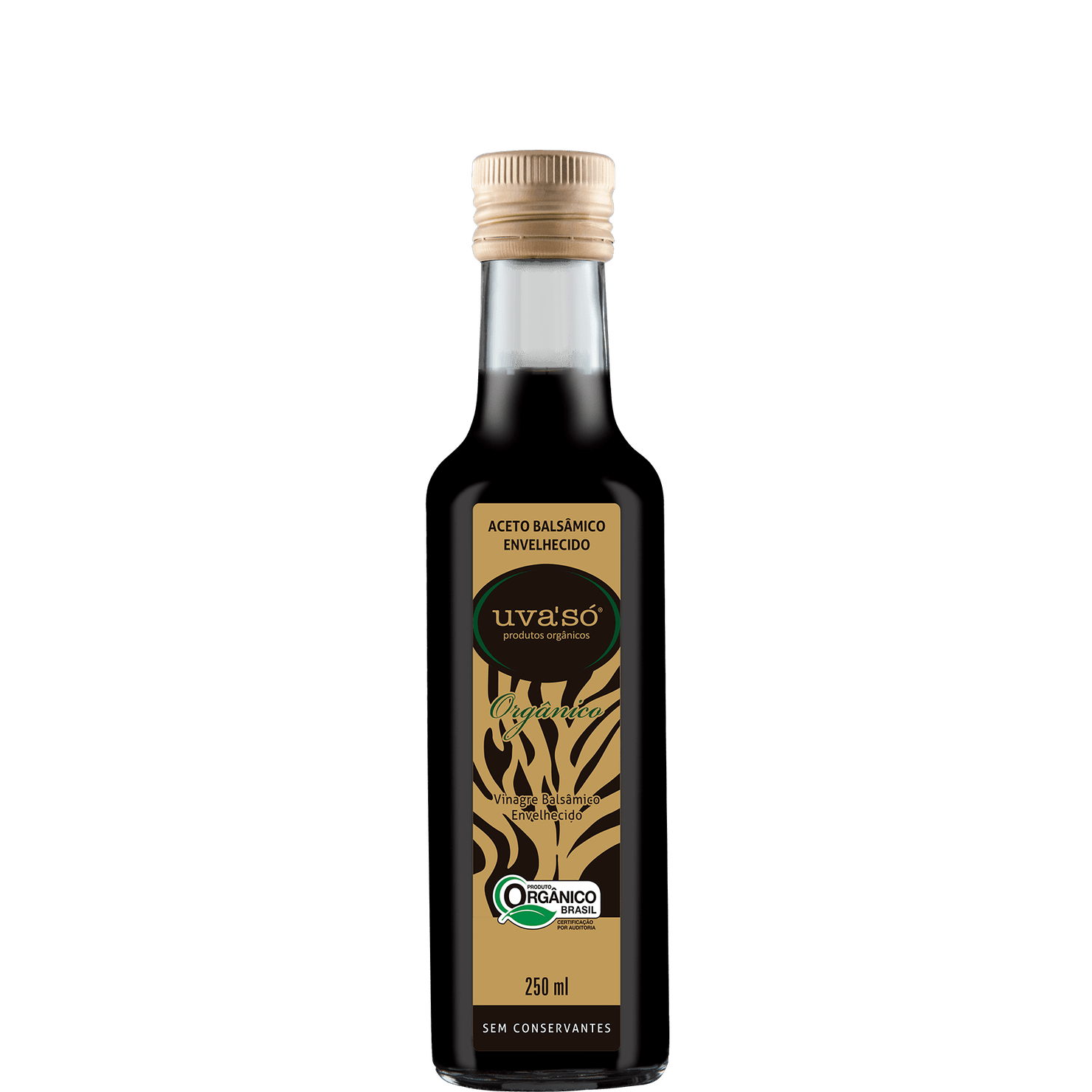 Uva'Só Vinagre Balsâmico Orgânico Envelhecido 250ml - Uva'Só - Espumantes do Sul