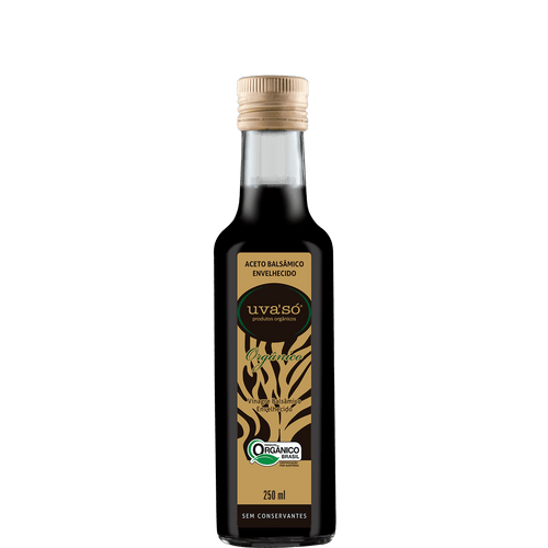 Uva'Só Vinagre Balsâmico Orgânico Envelhecido 250ml - Uva'Só - Espumantes do Sul