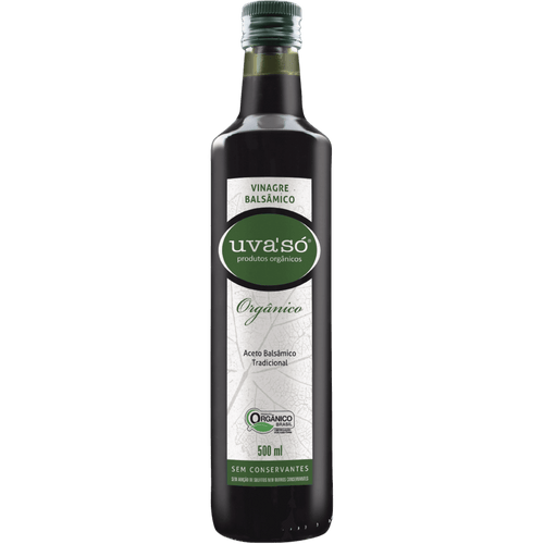 Uva'Só Vinagre Balsâmico Orgânico Tradicional 500ml - Uva'Só - Espumantes do Sul