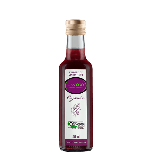Uva'Só Vinagre de Vinho Tinto Orgânico 250ml - Uva'Só - Espumantes do Sul