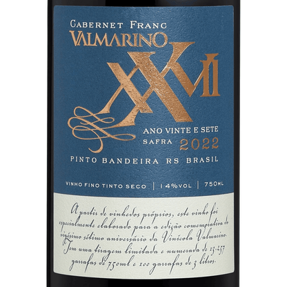 Valmarino Cabernet Franc XXVII - Valmarino - Espumantes do Sul