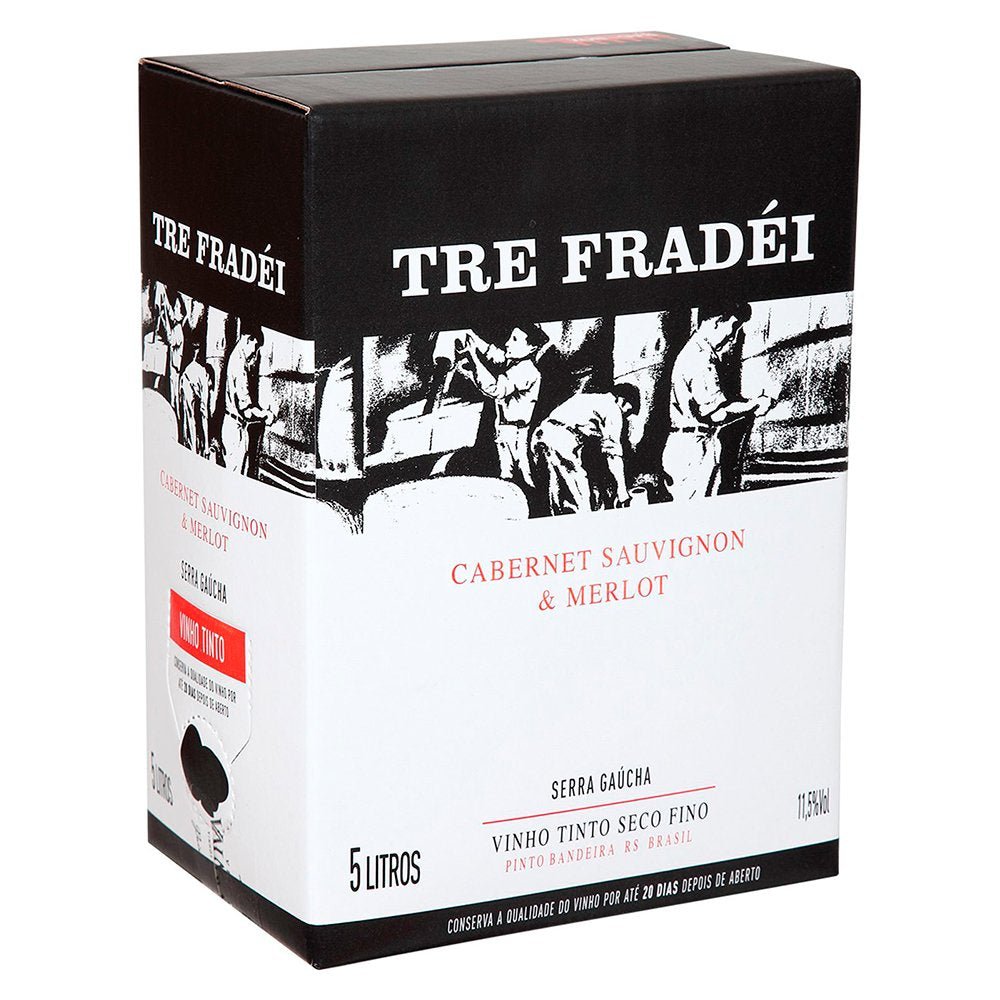 Valmarino Tré Fradei Cabernet Sauvignon e Merlot Bag in Box 5L