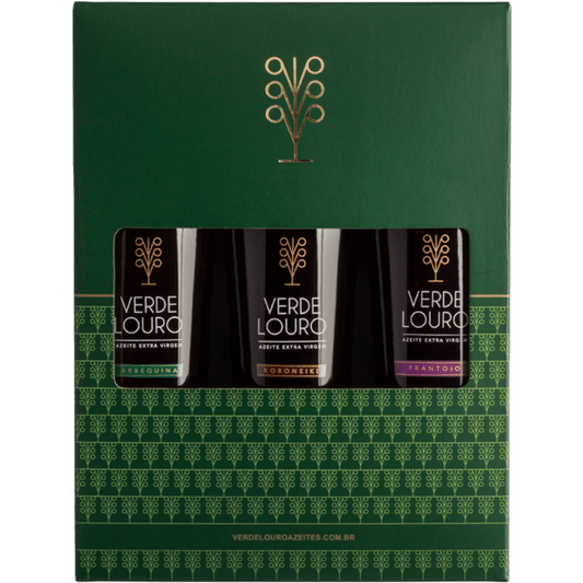 Verde Louro Azeite de Oliva Extra Virgem Kit 03 azeites 250 ml - Verde Louro - Espumantes do Sul