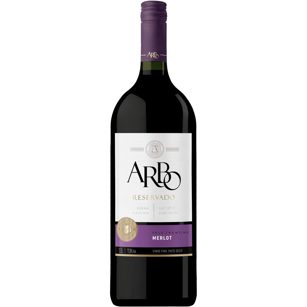 Vinho Tinto Seco Merlot Arbo Casa Perini 1,5L - Casa Perini - Espumantes do Sul