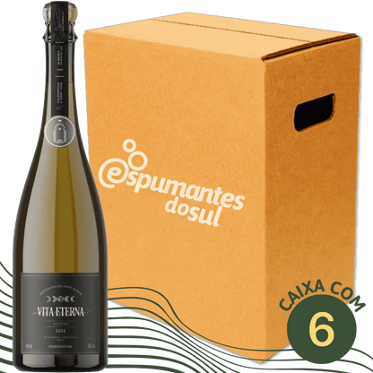 Vita Eterna Espumante Nature - Caixa com 6 - Vita Eterna - Espumantes do Sul