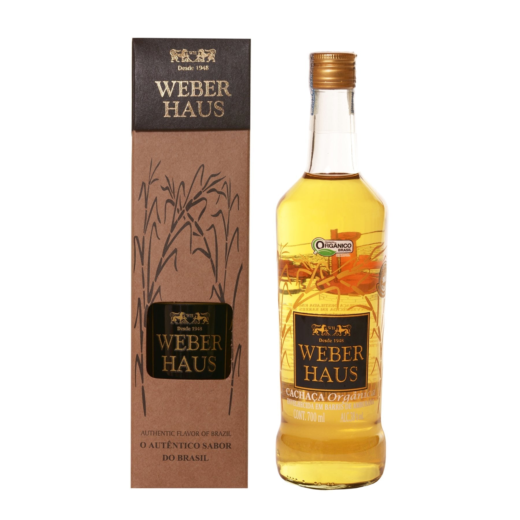 Weber Haus Cachaça Orgânica Envelhecida em Amburana - Weber Haus - Espumantes do Sul