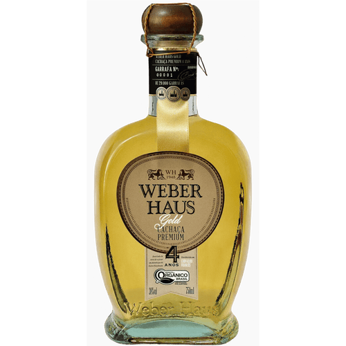 Weber Haus Cachaça Orgânica Premium Gold - Weber Haus - Espumantes do Sul