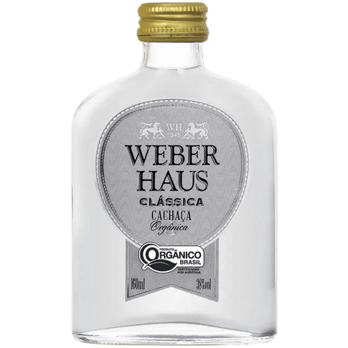 Weber Haus Cachaça Prata 160ml - Weber Haus - Espumantes do Sul