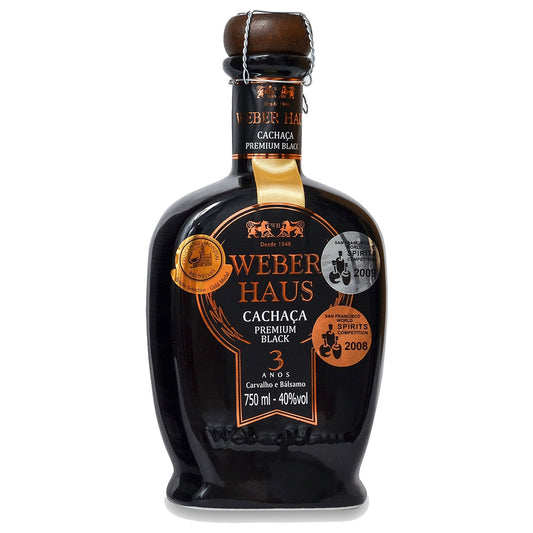 Weber Haus Cachaça Premium Black - Weber Haus - Espumantes do Sul