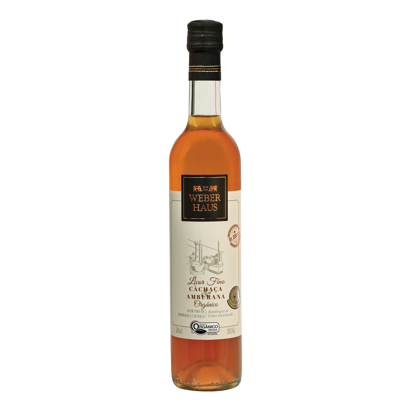 Weber Haus Licor Fino de Amburana e Cachaça Orgânico 500ml - Weber Has - Espumantes do Sul