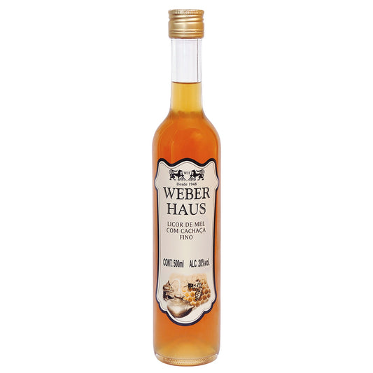 Weber Haus Licor Fino de Cachaça e Mel 500ml - Weber Has - Espumantes do Sul