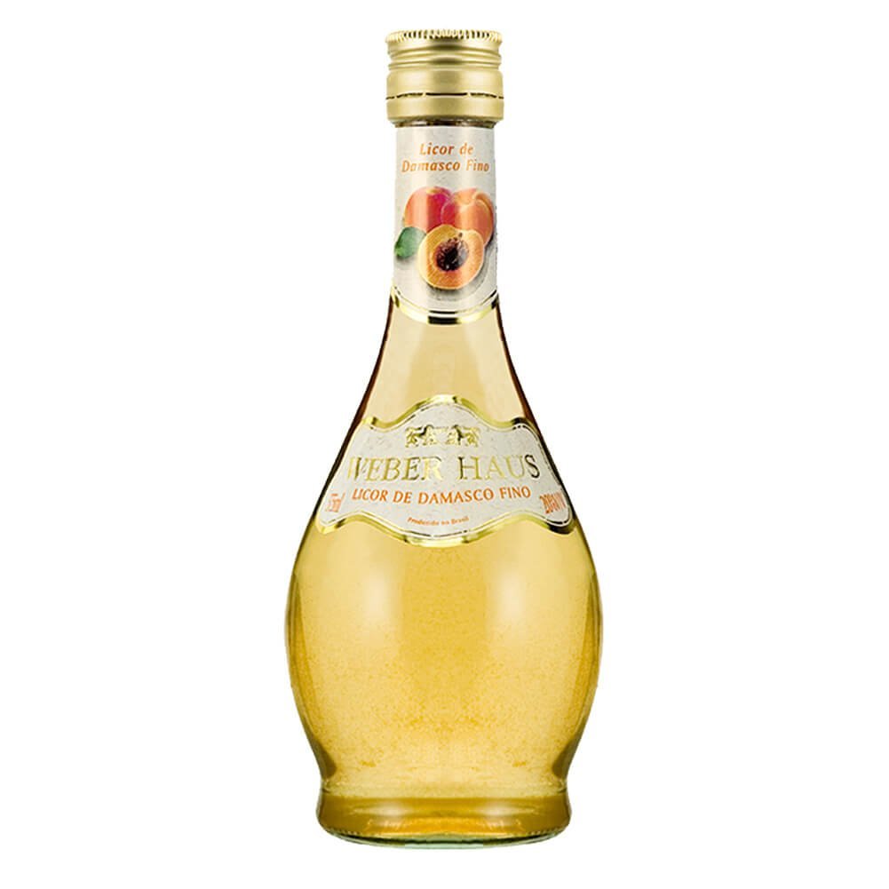 Weber Haus Licor Fino de Damasco 375ml - Weber Haus - Espumantes do Sul