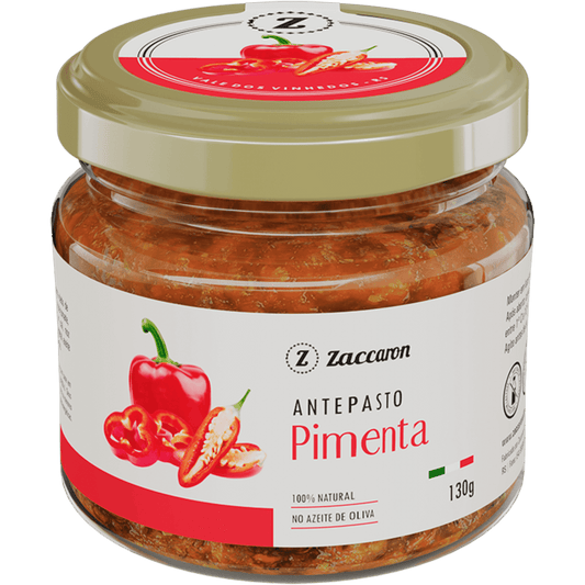 Zaccaron Antepasto de Pimenta 130g - Zaccaron - Espumantes do Sul