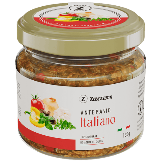 Zaccaron Antepasto Italiano 130g - Zaccaron - Espumantes do Sul