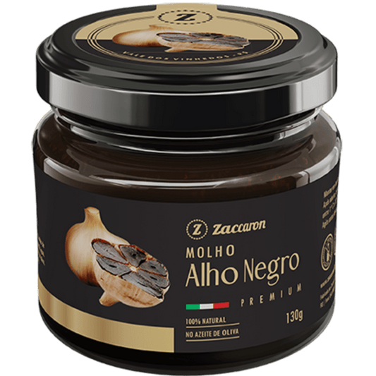 Zaccaron Molho de Alho Negro 130g - Zaccaron - Espumantes do Sul